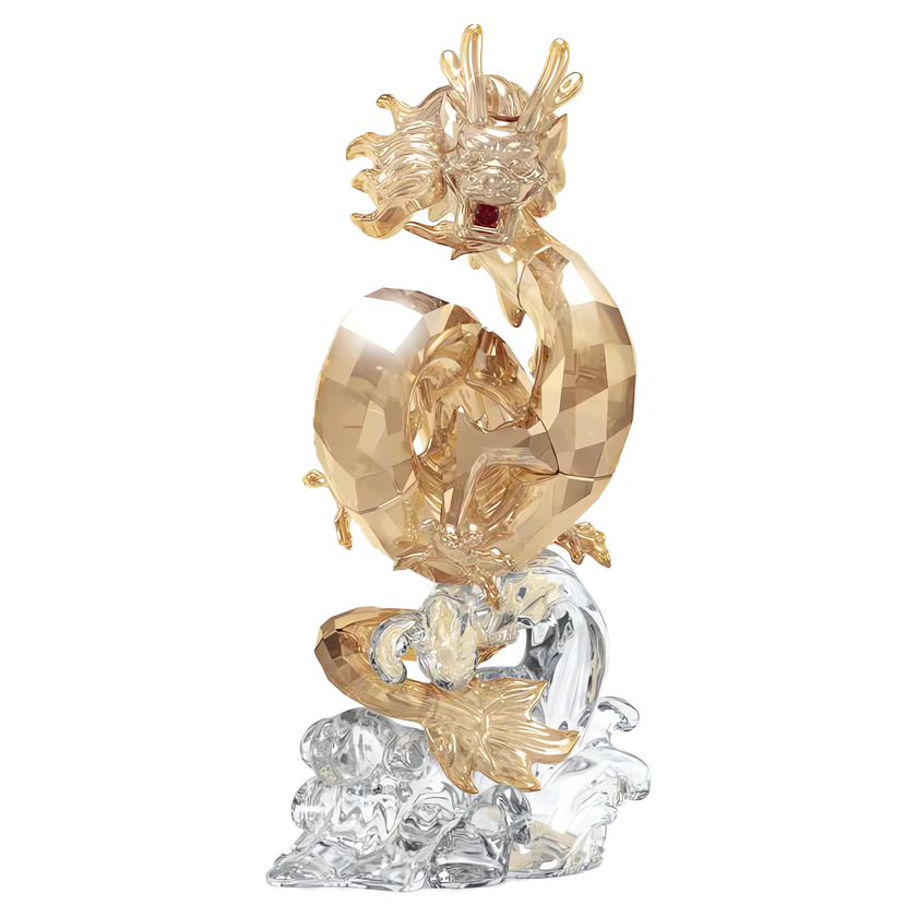 swarovski مجسم asian symbols على شكل تنين