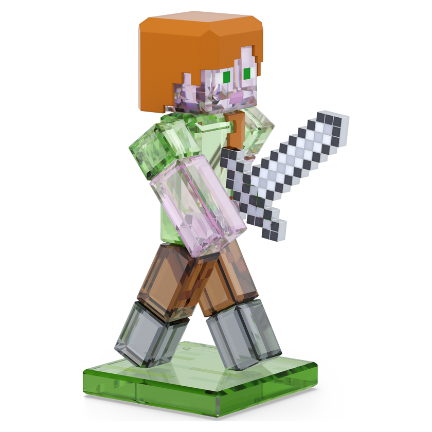 swarovski مجسم أليكس من مجموعة minecraft