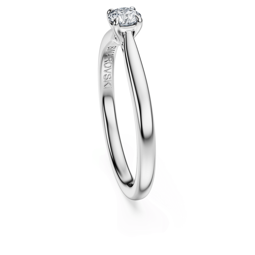 swarovski خاتم سوليتير eternity، أحجار ألماس مُصنعة في المختبر بإجمالي 0 25 قيراط، فضة إسترليني