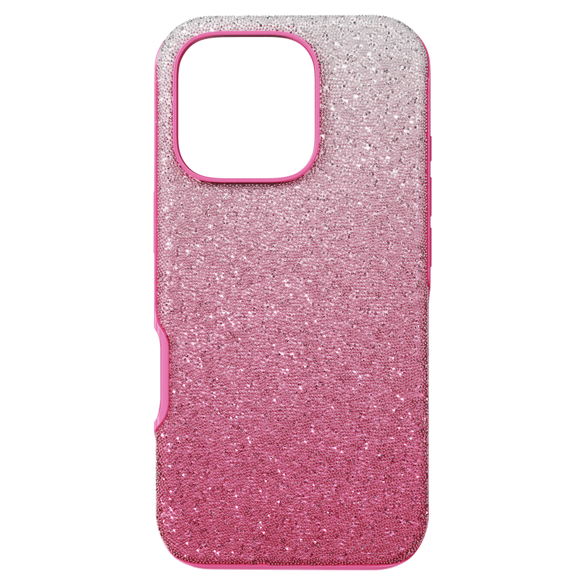 swarovski حافظة هاتف ذكي high، تدرج لوني، iphone  16 pro، لون وردي