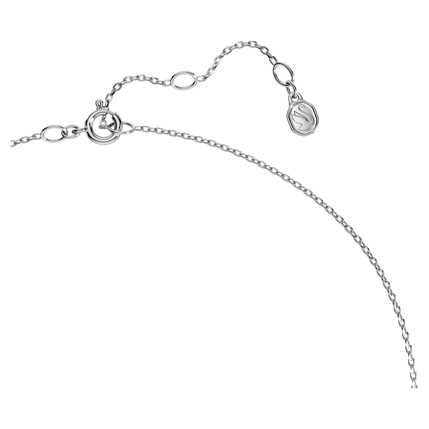swarovski eternity pendant  lab grown diamonds 0 2 ct tw  pear shape  infinity  18k white gold