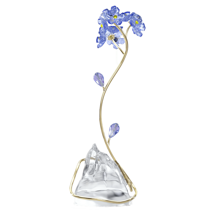 swarovski قطعة زينة على شكل باقة زهور لا تنساني من مجموعة florere