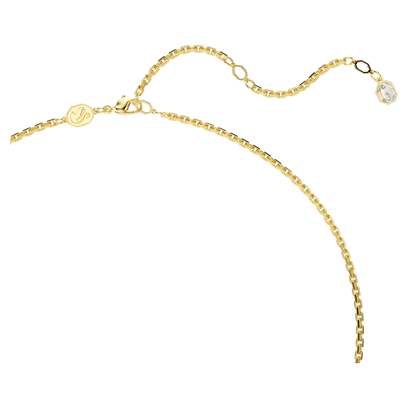 swarovski قلادة وبروش idyllia، قطع متنوع، كريستالات مُتراصَّة، شكل فراشة، ألوان متعددة، لمسة نهائية من معادن مختلطة