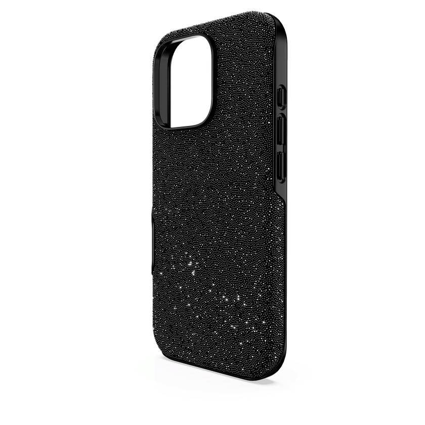swarovski حافظة هاتف ذكي high، iphone  16 pro، لون أسود