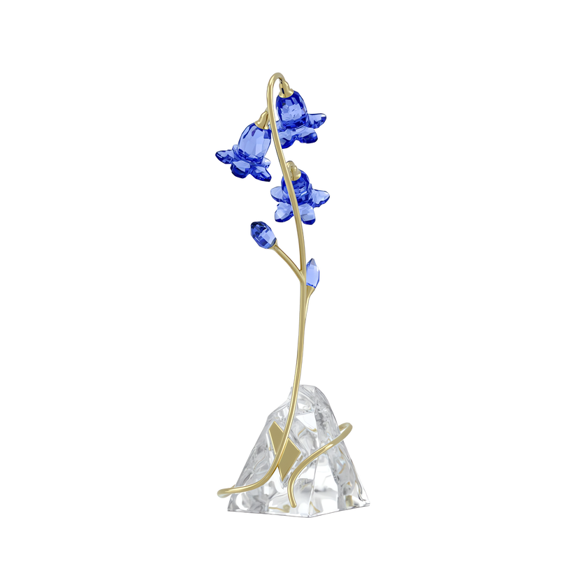 swarovski مجسم زهرة الجرس الزرقاء، مجموعة florere